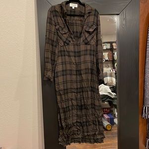 Cloth & Stone plaid dress